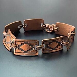 Vintage copper native bracelet.